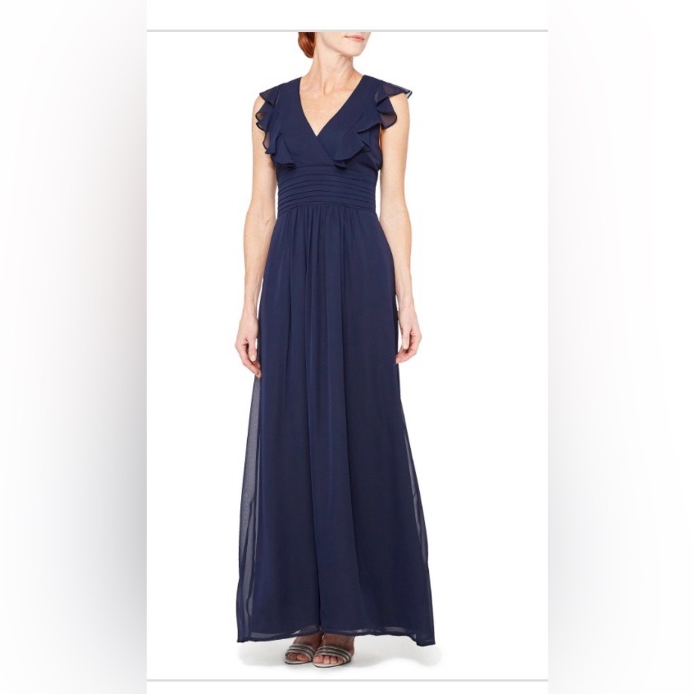 Blu Sage Sleeveless Evening Gown - Evening Gowns - Navy New With Tags Size 8